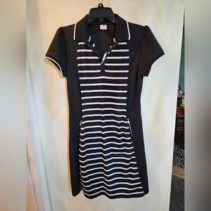 Daily Sports Black Polo Dress